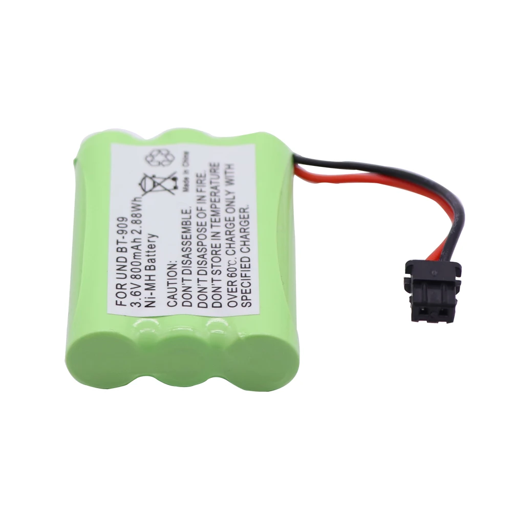 Akumulator Ni-MH 3,6 V 800 mAh do uniden BT-909 BT909 3 * AAA 3,6 V NI-MH do zabawek RC Części zamów bezpieczeństwa do zabawek elektrycznych RC