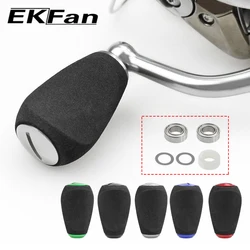 EKFan EVA 7.6G Knobs Suit 4MM Axle Shaft 7x4x2.5MM Bearings For Spinning Bastcast Reel Wheel Handles Parts Accessory