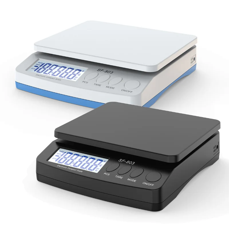 30kg/1g Food Kitchen Scale with Easy To Read LCD Backlit Display Desktop Large Weighing Range Kitchen Scale Digital Scale