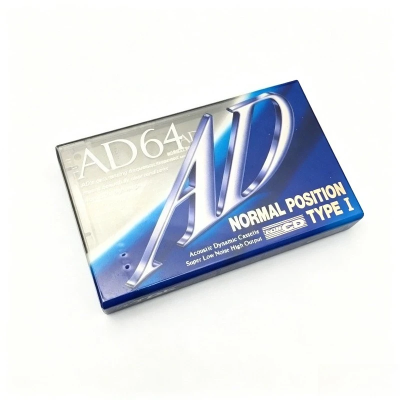 100% Original New For TDK AD 64min 1992 Mid-Grade Type I Blank Cassette Tape For High-End Duplication & Three-Head Recorder Use