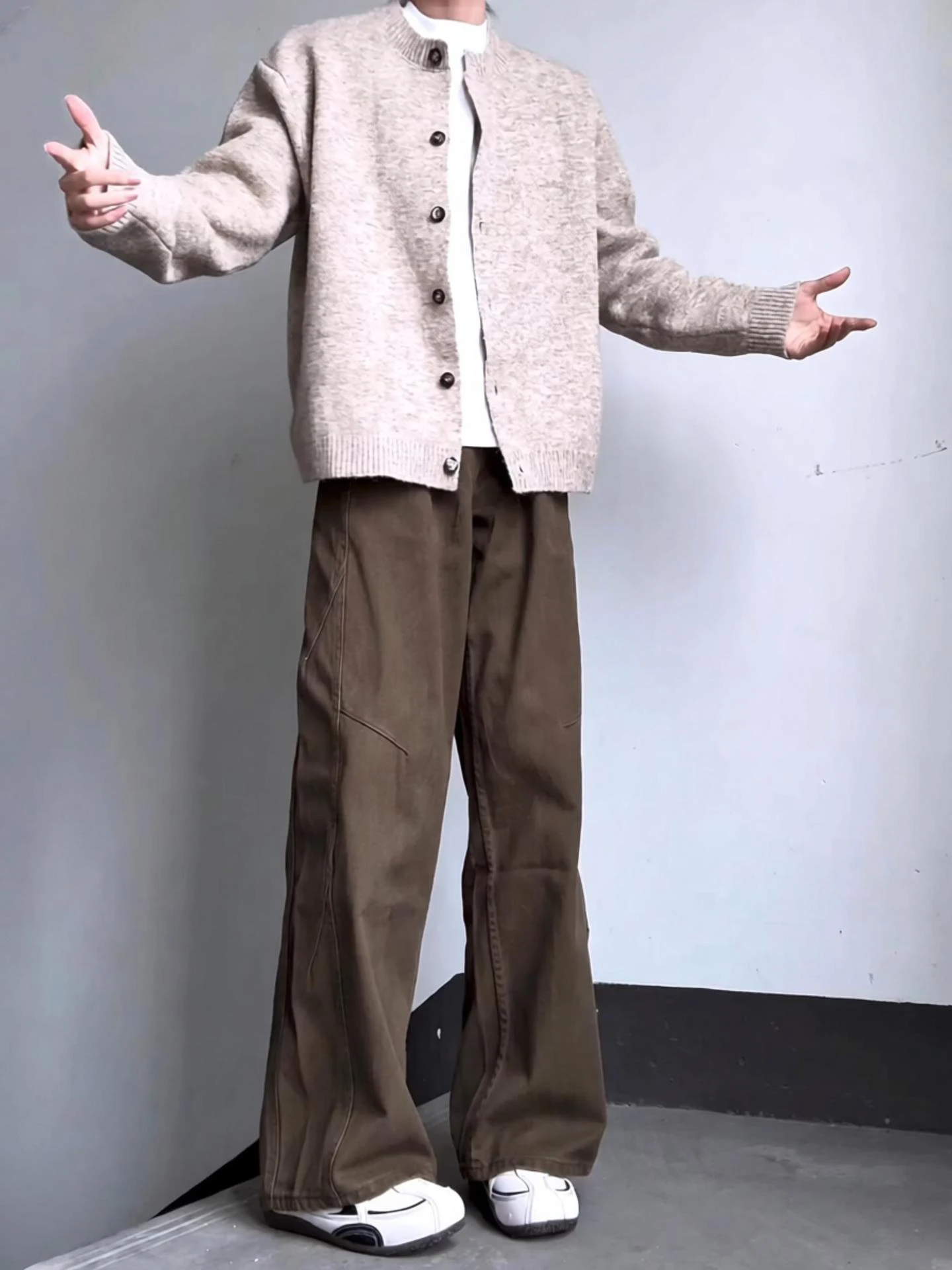 

Мужские джинсы Slim Fit прямого кроя: модные брюки для осени и весны, зауженная модель, повседневные брюки для молодежи