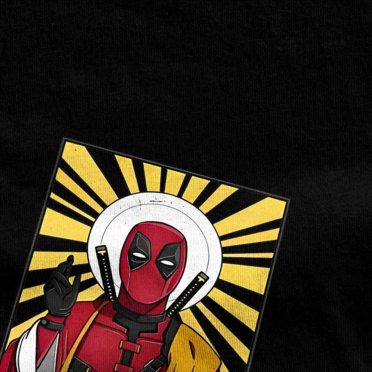 Men Marvel Jesus Deadpool T-Shirts Pure Cotton Tees Beach Awesome Short Sleeves T Shirt O Neck Hip Hop Custom DIY Tee Shirt