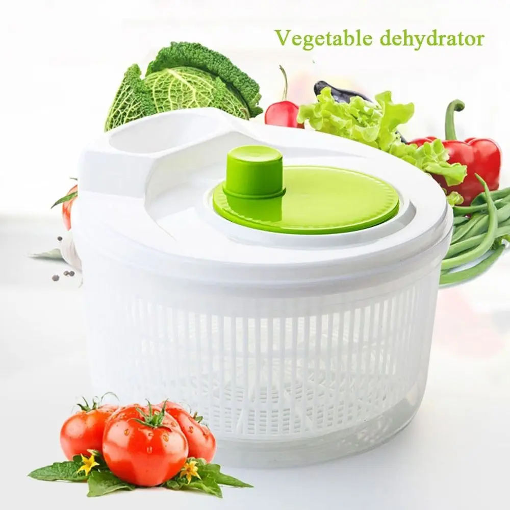 Water Drying Lettuce Dehydrator Strainer Washer Drain Fruit Basket Vegetable Dryer Kitchen Tool Salad Spinner