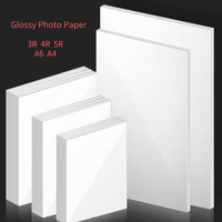 High Quality A4 4R Glossy Photo Paper 100/20sheets High Gloss Quick Dry Photographic Paper for Canon HP Color Inkjet Printer