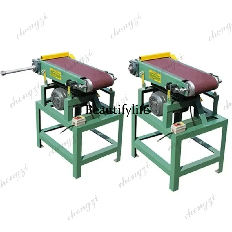 Asmt Bench Vertical Horizontal Belt Sander Wood Metal Stainless Steel Polishing Grinding Wire Drawing Machine Heavy Duty