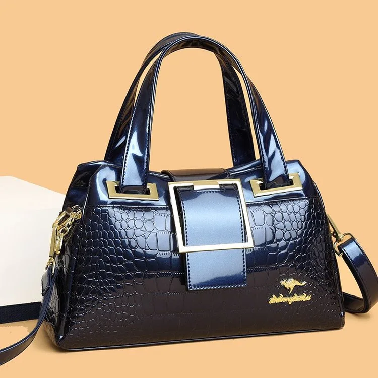 

2025 Patent Boston Bag for Women Minimalist Shoulder Crossbody Purse Fashionable Handbag