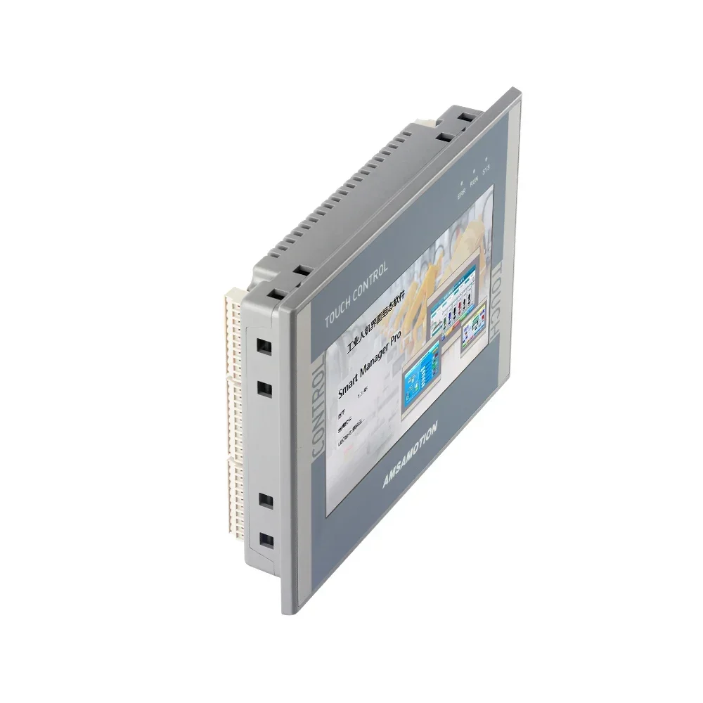 AMSAMOTION 7 en effet PLC HMI de pouce tout en un compatible avec AMX-S7-200 moniteur Ethernet MR0701NE 4AI 2AO écran tactile de contrôleur de