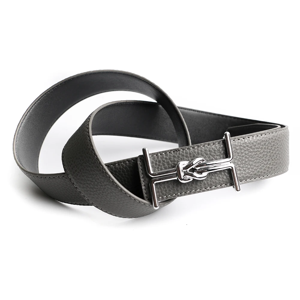 Luxus Marke Designer Pin Schnalle Gürtel Männer Hohe Qualität Frauen Echtes Echtes Leder Kleid Strap für Jeans Bund Western Goth – Detail 4