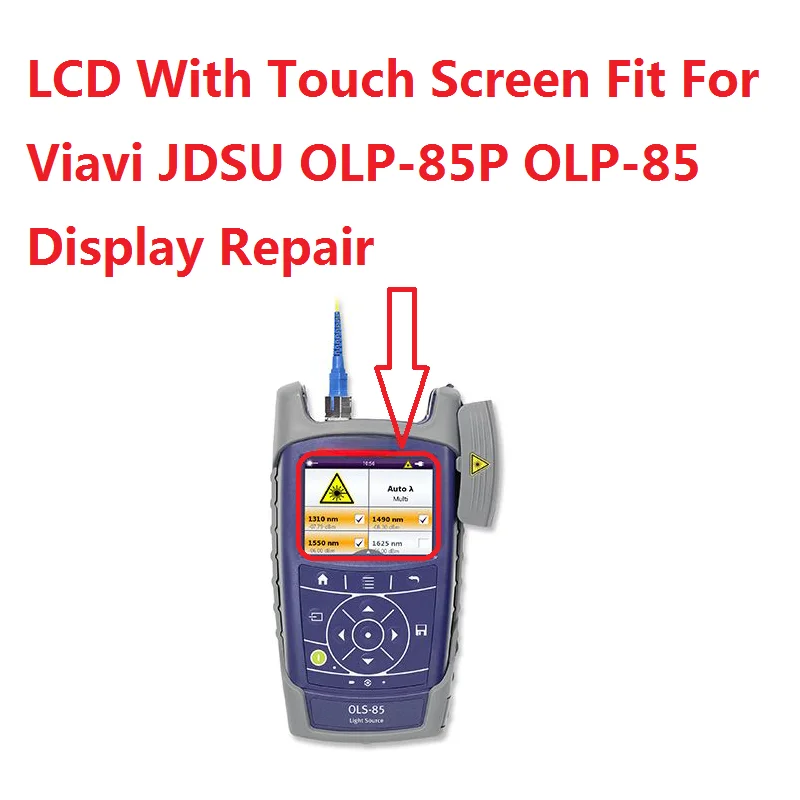 LCD With Touch Screen Fit For Viavi JDSU OLP-85P OLP-85 Display Repair