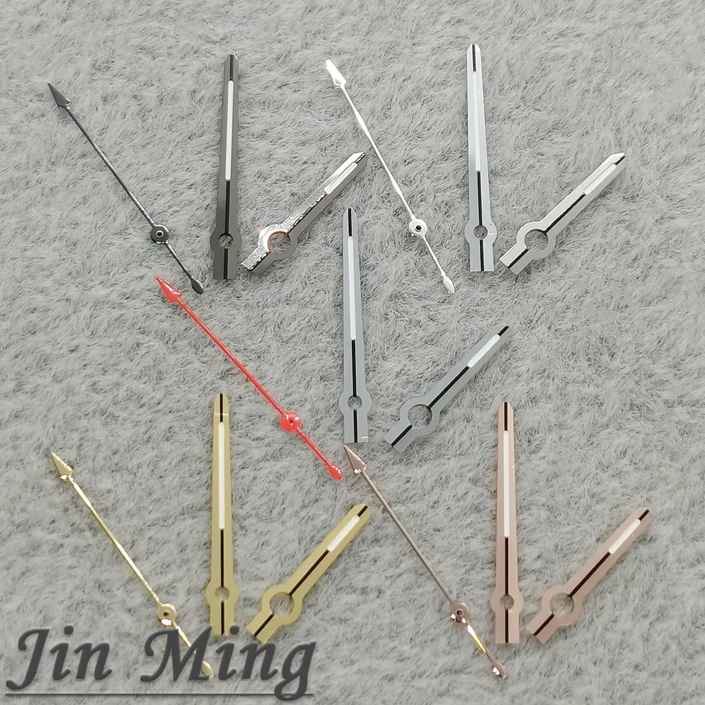 Hohe Qualität Uhr Hände 12,5*12*8 Grün Leuchtende Silber Gold Pistole Für NH35 NH36A 7S26 7S36 4R35 4R3 Bewegung Uhren Zubehör