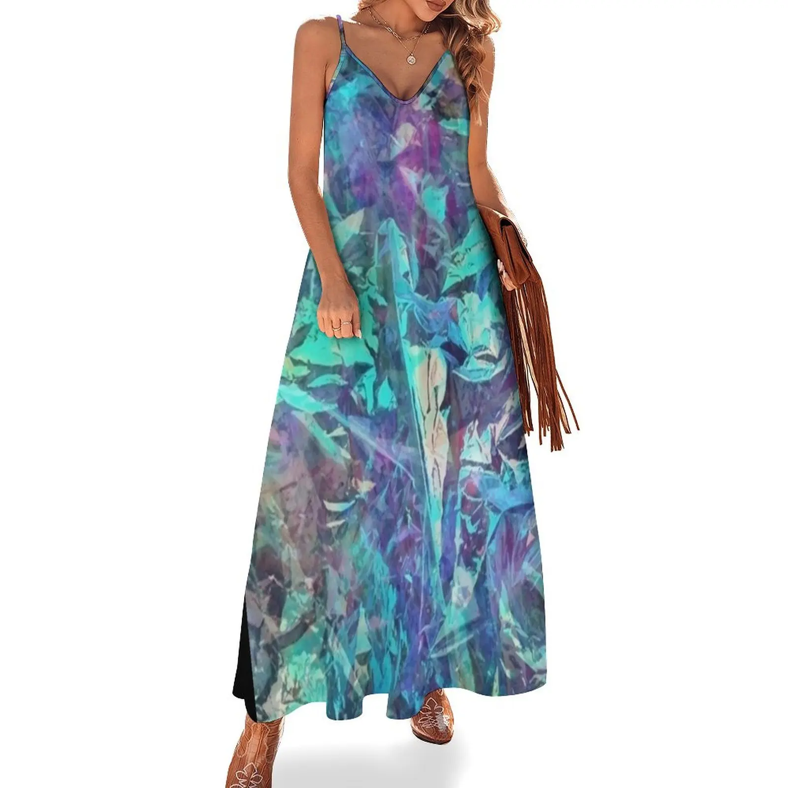 

Радужное платье без рукавов с принтом, сексуальные короткие платья, смелые вечерние платья для дам