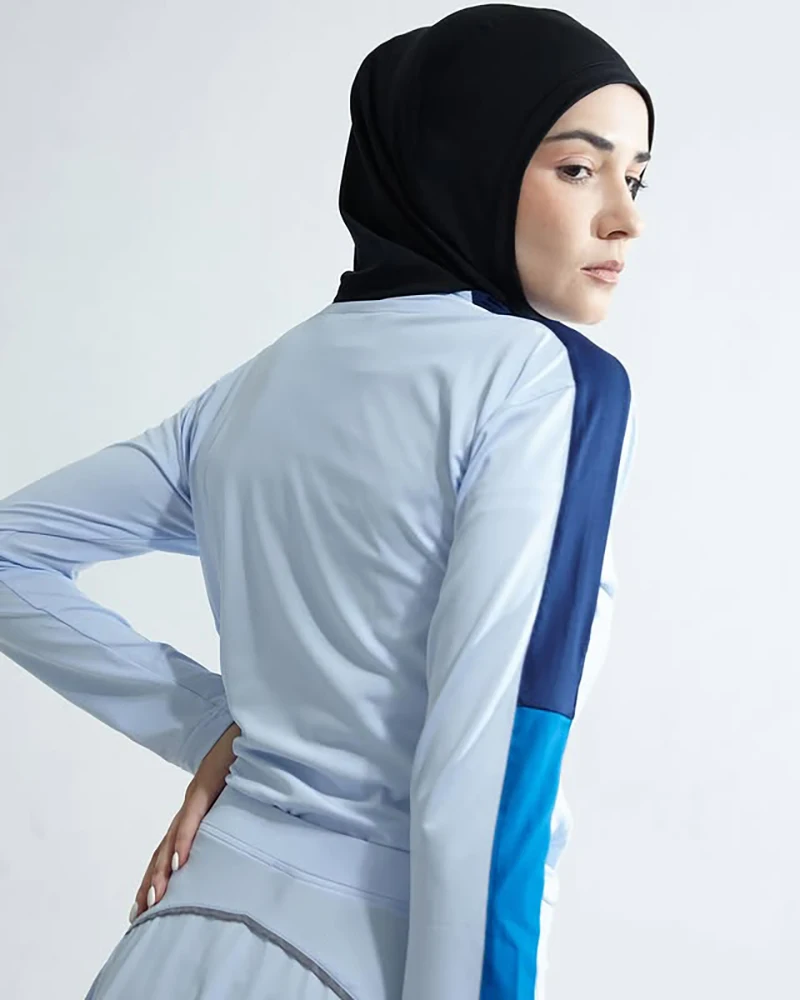 Ademende comfortabele sport instant hijab voor moslimvrouwen Gemakkelijk te dragen hijab