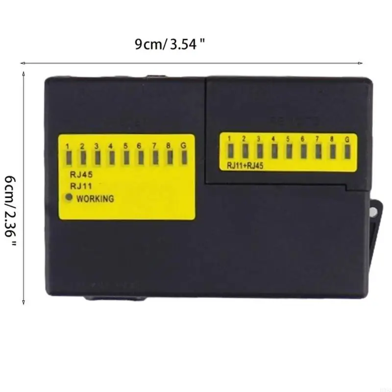 미니 케이블 테스터 RJ45 CAT5 LAN 이더넷 라인 테스터 다기능 네트워킹 전화 도구 테스터 라인 파인더