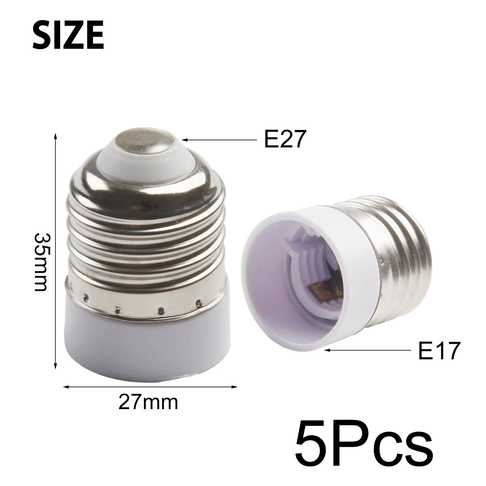 

Lamp Holder Light Bulb Socket Candelabra Convert Sockets LED Replacement Sockets Adapter 35*27mm Bulb Base Adapter