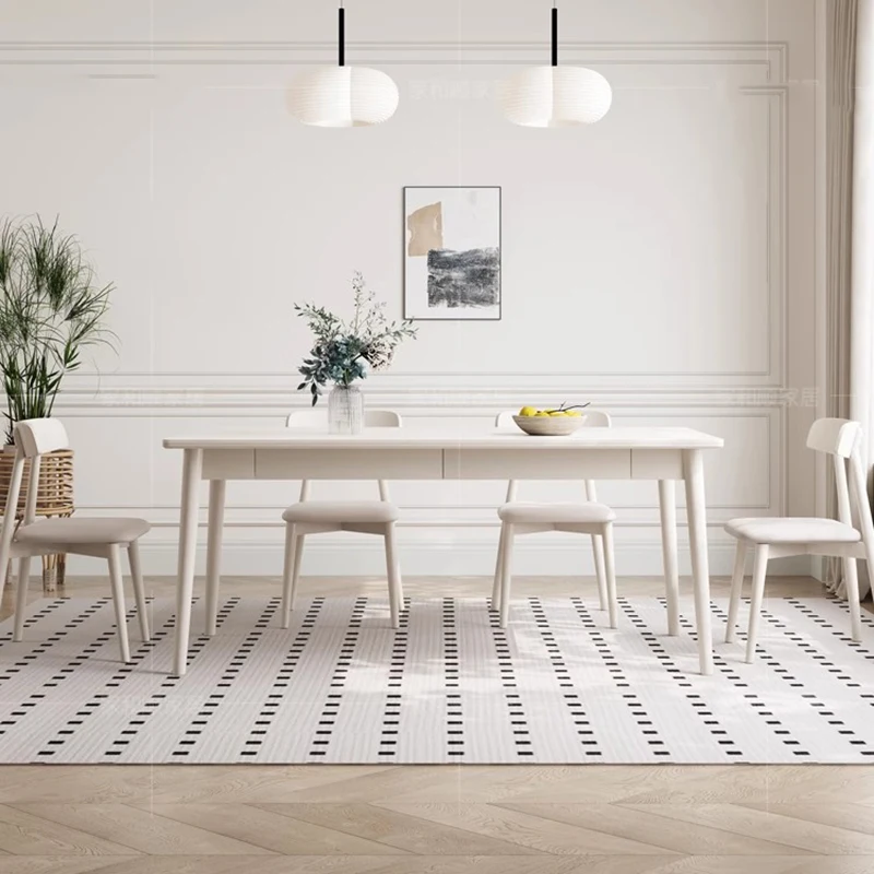 

Nordic Designer Dining Table Dressing Reception Coffee Restaurant Dining Table Makeup Living Room Mesas De Jantar Home Furniture