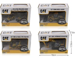 DM Cate~rpillar 1:64 CAT D6R 320F 950M Excavator Bulldozer Loader Alloy Simulated Model Gifts Souvenir Toys