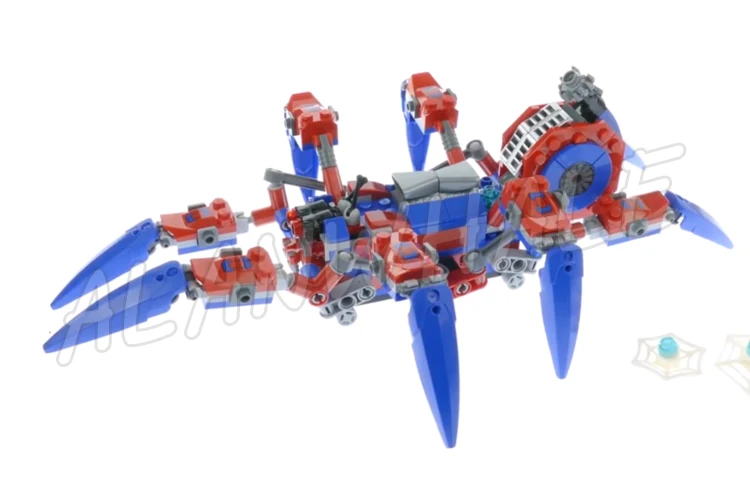 440 stks Super Fighter Spider Crawler Zandbasis met Verborgen Diamant Elementen Zand 11187 Bouwstenen speelgoed Compatibel Met Model