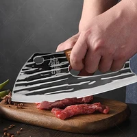 WXCOO Professional Forged Boning Knife Stainless Steel Ultra Sharp Meat Cleaver Effortless Slicing Knife for Kitchen Cooking 4