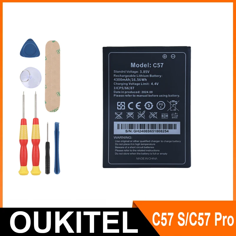 For OUKITEL C57 S C57 Pro C59 C59 Pro C60 C60 Pro C36 C1 C1 Pro Phone  /Battery Mobile Phone Accessoriesle