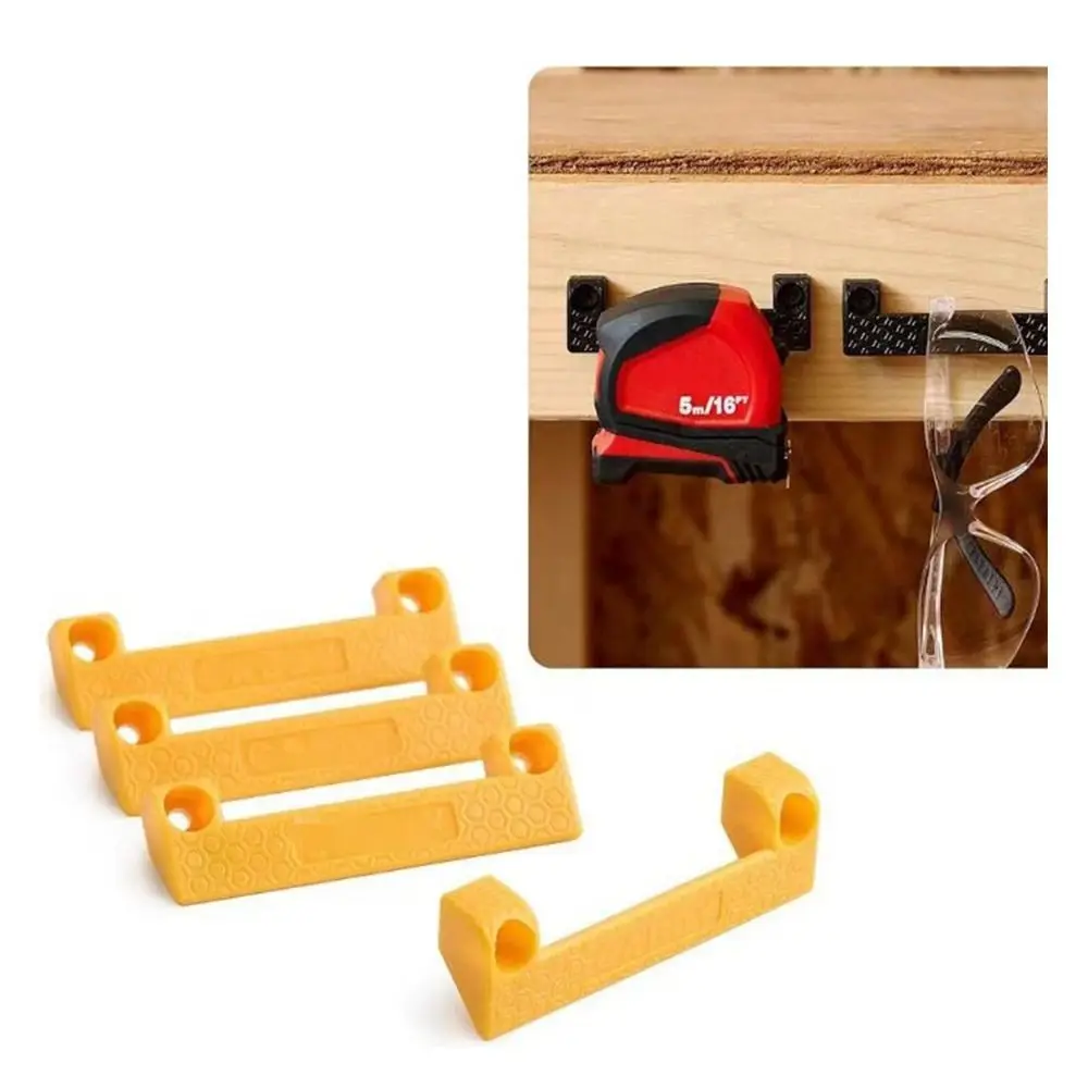 4Pcs Rack Stand Tape Measure Holder Hand Tools Accessories PP Universal Tool Holder Wall Bench Mount Wall Mounted Bracket