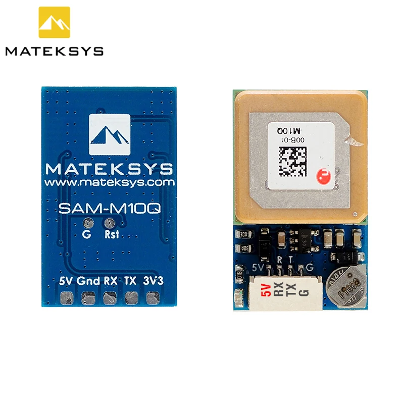 MATEK Mateksys GNSS U-blox M10Q/ M10Q-5883 4-9V GPS z wbudowanym kompasem magnetycznym/indikatorem prędkości wiatru