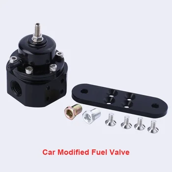 Car black high volume adjustable fuel pressure regulator fuel booster valve car accessories auto modification parts AEM 25-302BK