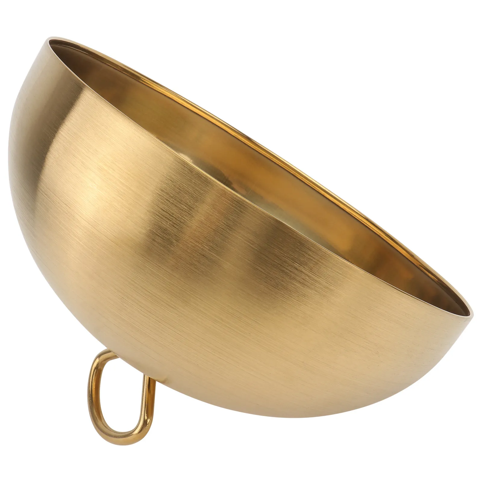 

1Pcs Steak Cover Stainless Steel Heat Resistant Rounded Food Cover Handle Hotel Kitchen Cooking Lid Melt Cheese