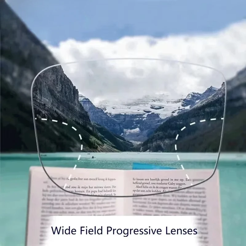 1.56 1.61 1.67 Widest Field of View Progressive Multi-focal Lenses Digital Free Form Myopia  Prescription Lenses Optical Glasses
