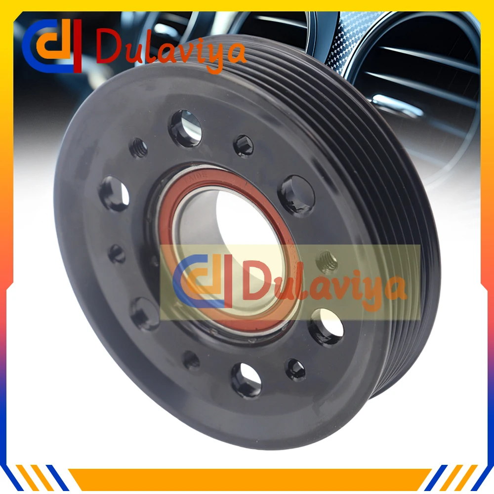 エアコンACコンプレッサー クラッチプーリー PXE16 フォルクスワーゲン ティグアン ジェッタ用 1K0820803S 1K0820803Q 1K0820808DX