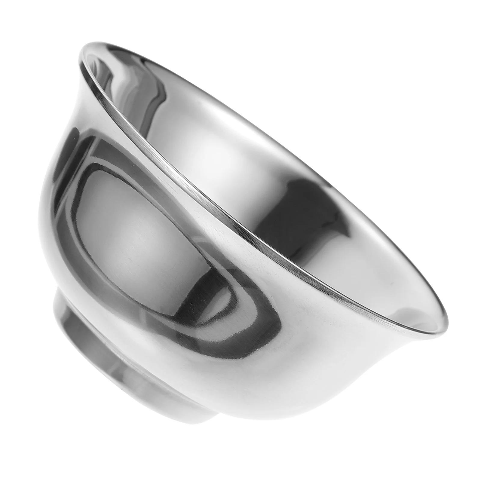 

Shaving Cup for Men Premium Stainless Steel Soap Foaming Bowl Barber Shaving Tool Heat Retaining Lather Bowl for Home Salon Use