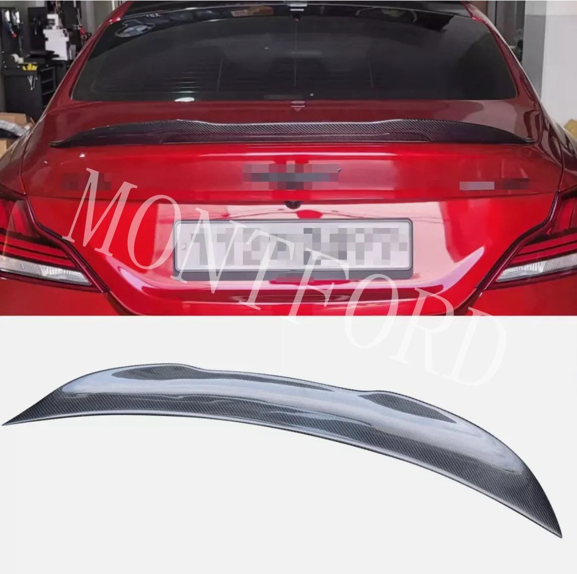 

For Hyundai Genesis G70 2022-2025 Spoiler High Quality Carbon Fiber Rear Wing Sport Spoiler Body Kit Accessories