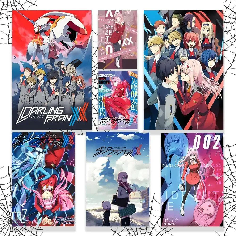 Anime DARLING in the FRANX Poster Graphic Wall Art Poster HD Waterproof PP Paper Print for Bedroom Living Room Office Decor Gift
