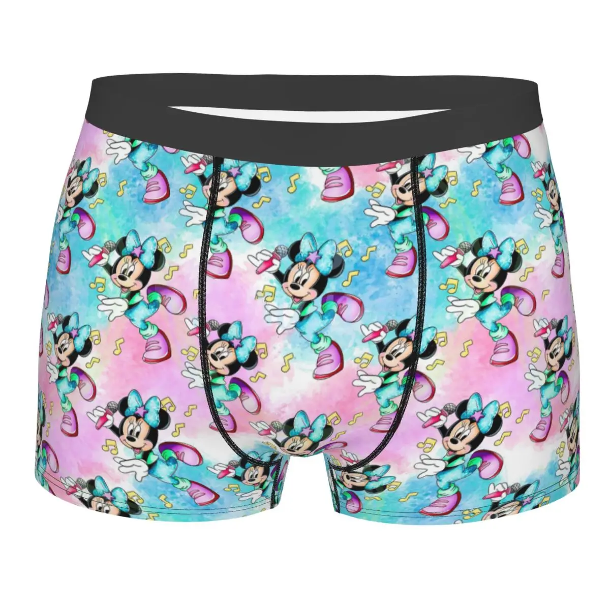 

Мужские трусы-боксеры с 3D-принтом в стиле аниме Минни Маус, мультяшные, мягкие, с манга-дизайном