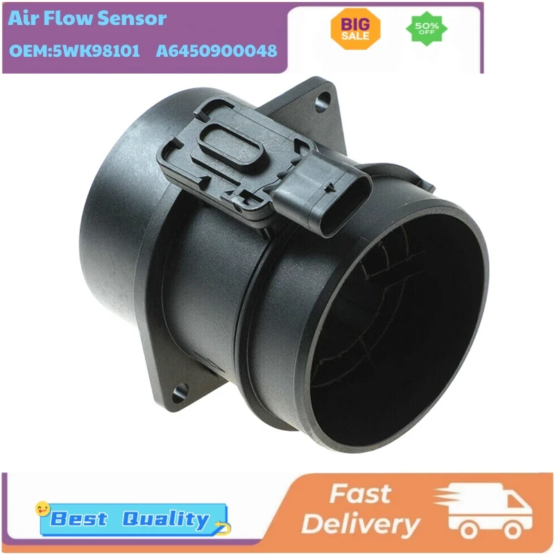 

Измерители массового расхода воздуха для транспортных средств 5WK98101 A6450900048 A645 090 00 48 Датчики расхода воздуха для Benz