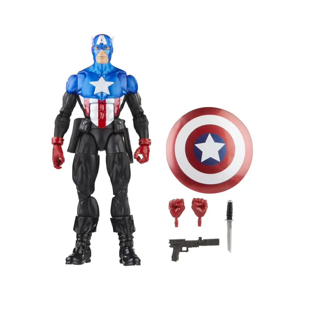 Hasbro Avengers Beyond Earth\'s Mightiest Marvel Legends Captain America Bucky Barnes 6-inch Action Figure with 5 Accessories