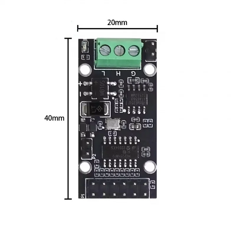SPI to CAN FD Module with MCP2518FD and ATA6560 Transceiver for Bus Communication Beyond MCP2515