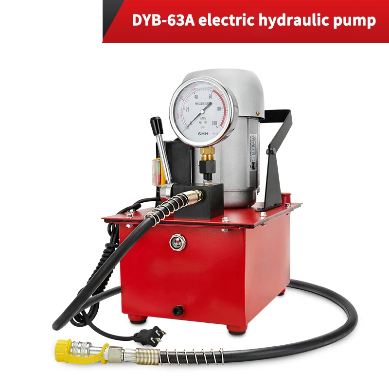 DYB-63A Single Loop 220V Ultra High Pressure Electric Hydraulic Pump 0.75KW Can Be Compatible With Various Hydraulic Tools 70MPA