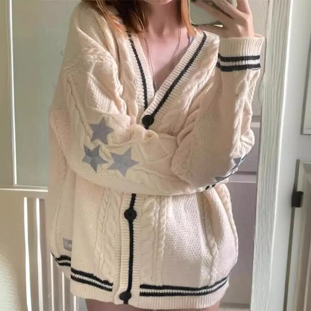 

Beige Bat Wing Knitted Long Cardigan Women's Commute Sle Medium Thin Equal Online And Offline Ss Regular Sve