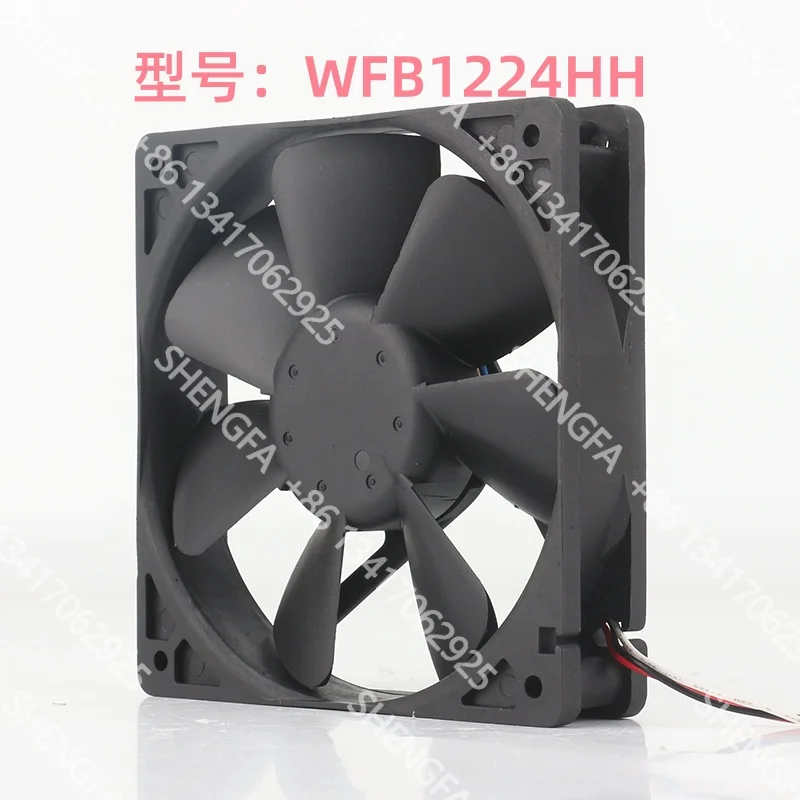 Delta 5V 12V 48V 12025 12CM 120x120x25MM double ball bearing inverter 3-wire Silent WFB1224HH cooling fan DC 24V 0.32A