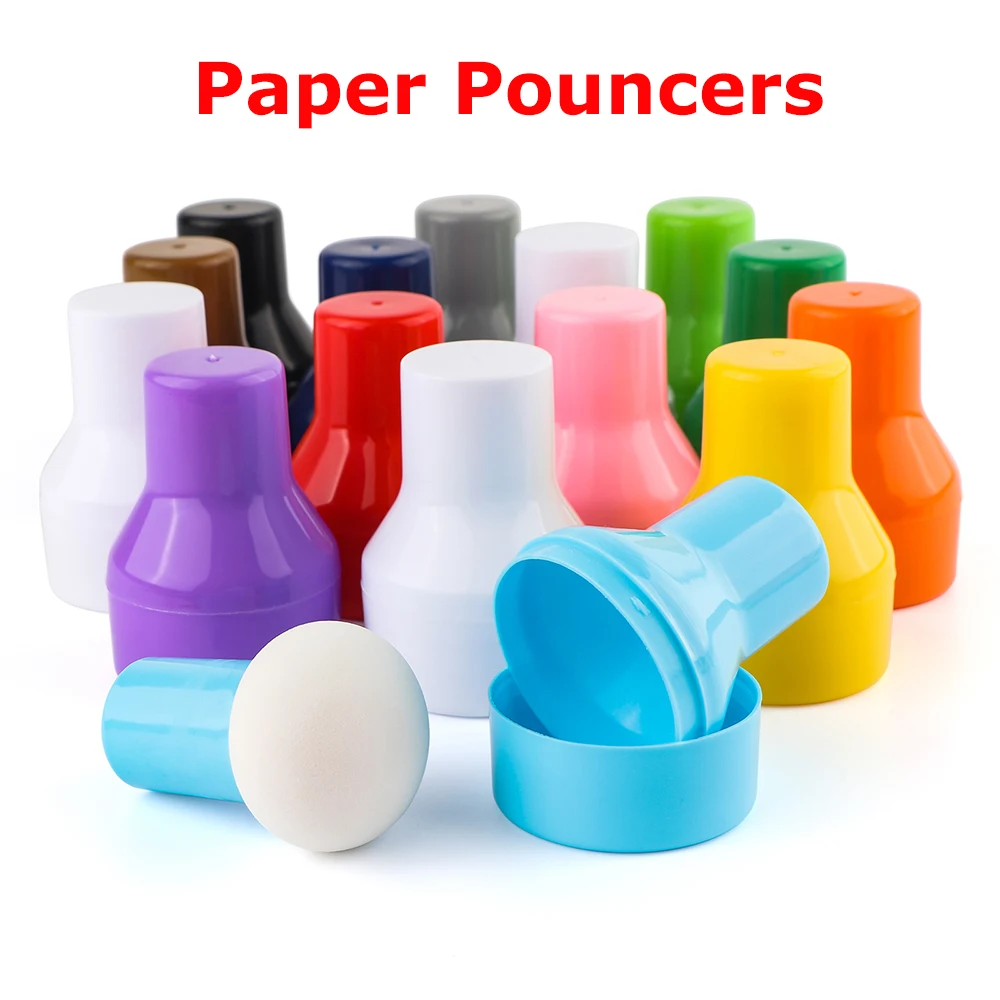 

3pcs/set Paper Pouncers Ink Applicator with Storage Cases for Direct Ink Application On Crafts Projects Scrapbooking DIY 2023