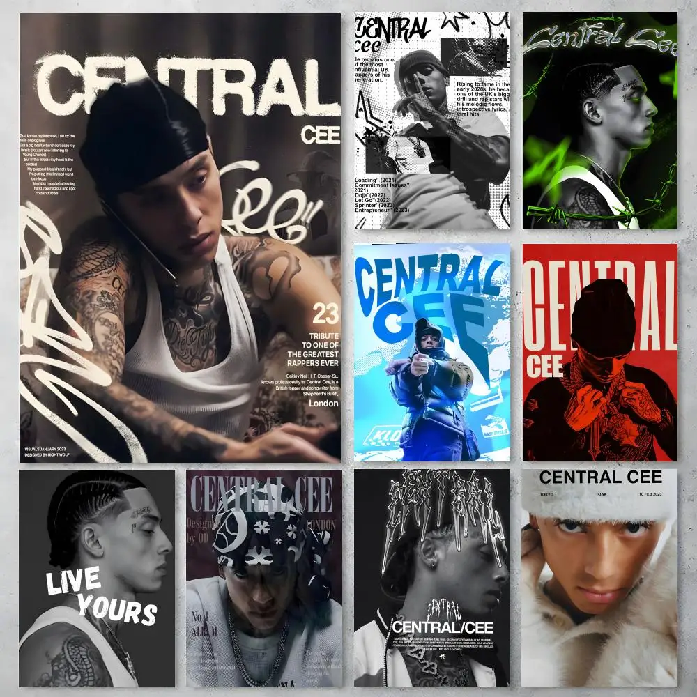 C-Central Cee-S Poster Wall art print art suitable for living room bedroom bar parlor home decoration gift