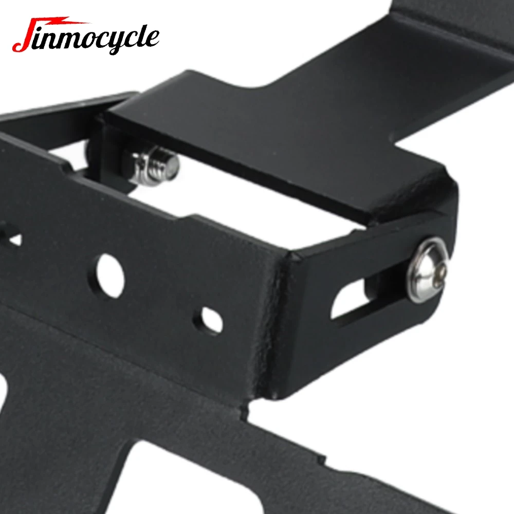 

For Benelli TRK 251/502/502X/520X/552X/702/702X TNT 300/600/800 2014-2024 Motorcycle Adjustable License Plate Relocation Bracket