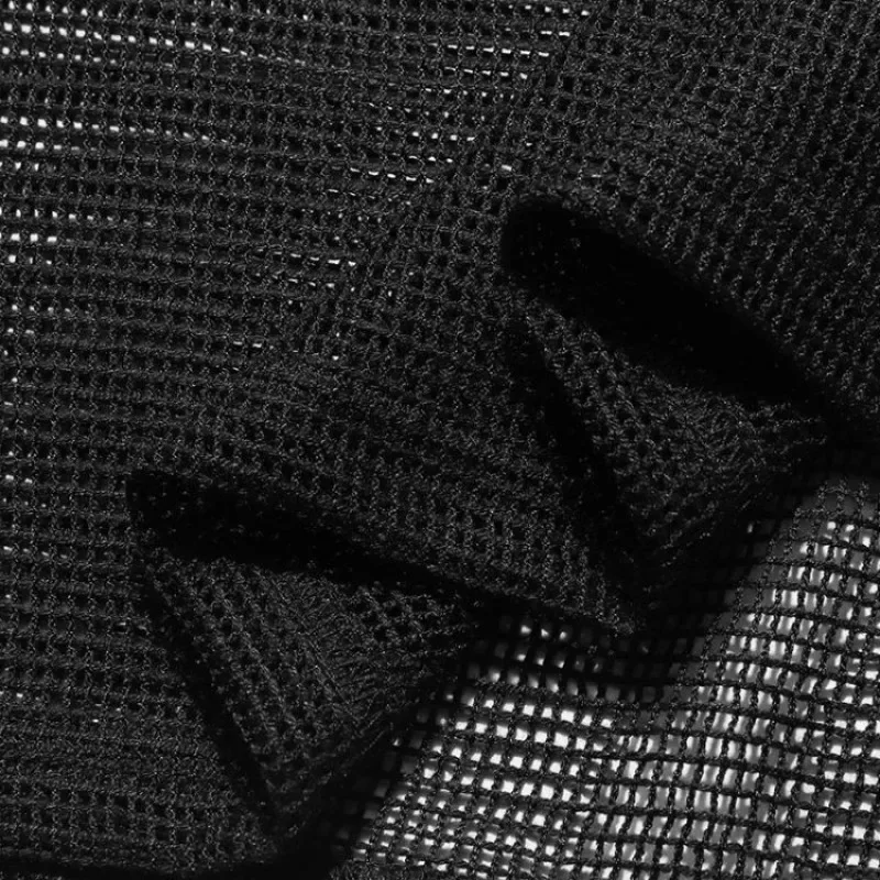 الرجال شبكة الجوف خارج تانك القمم أكمام فضفاضة الشارع الشهير تريكو مثلي الجنس مثير شير سترة حفلة ليلة مرحلة الأداء وتتسابق #6