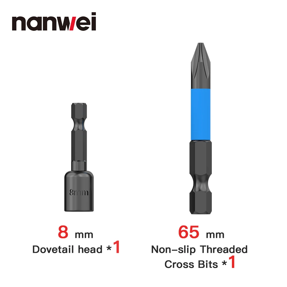 Nanwei 120NM Brushless Lithium Impact Driver Mini 12V Home Cordless Electric Drill Charging Screwdriver Electric Driver