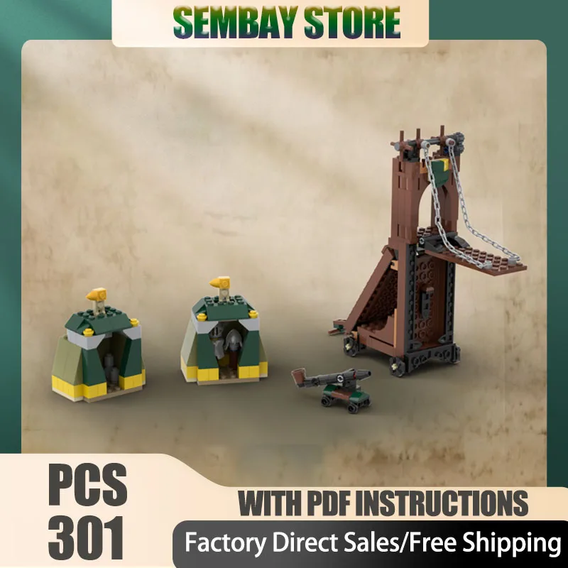 

Средневековая модель замка Moc, строительные кирпичи, модульное место, модель для кемпинга, технологические блоки, рождественские игрушки «сделай сам», строительные подарки