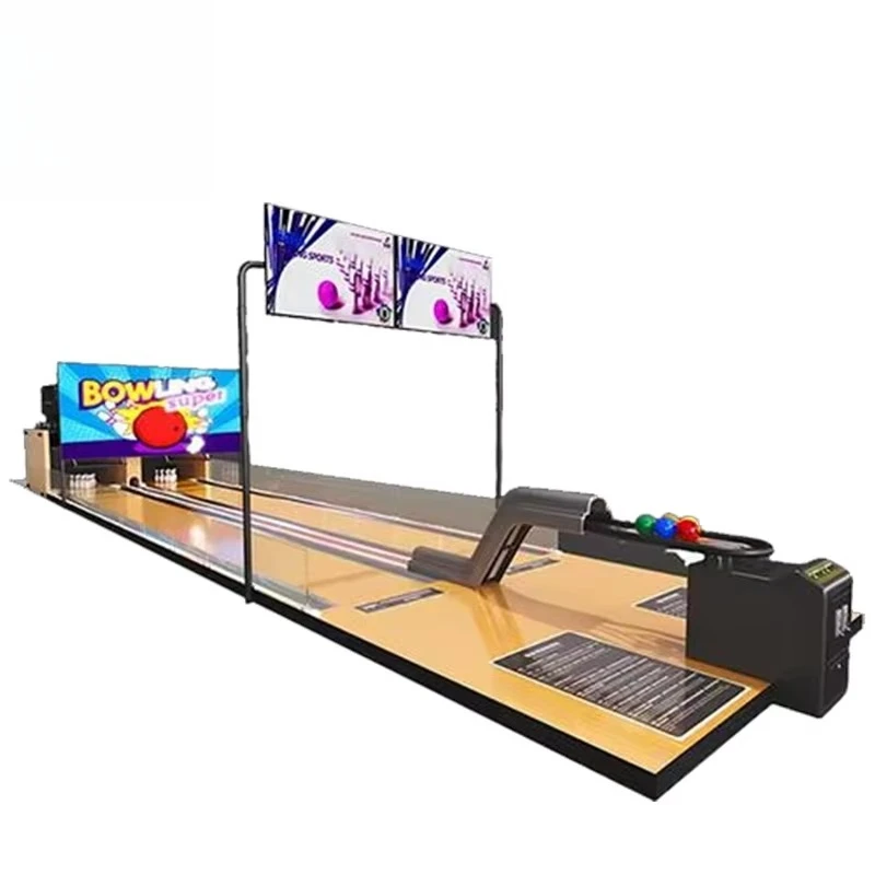 Mini Bowling Alley, Indoor Entertainment Center, Amusement Lane, Mini Bowling Equipment, Game Room Setup