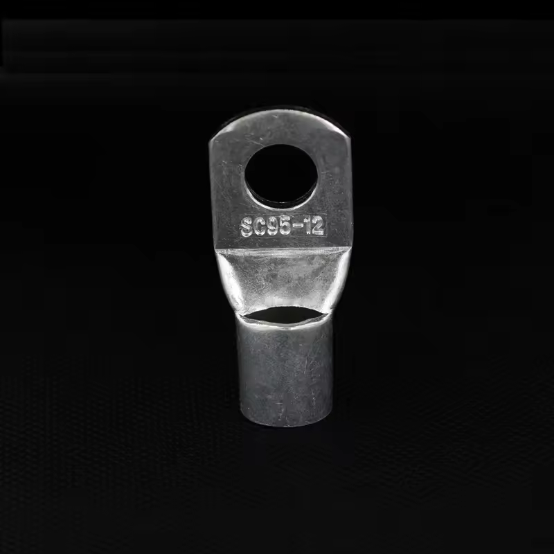 SC Type Wire Nose Terminal SC6 SC10 SC16 SC25 SC35 Bare Copper Battery Block Lugs Hole ID6/8/10/12mm Crimp Wire Connector - Image 2