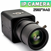 WGWK Mini 2K IP Camera DC12V 2.8-12mm 4X Zoom H.265 HD Security High Definition Surveillance Onvif P2P CCTV System RJ45 Webcam