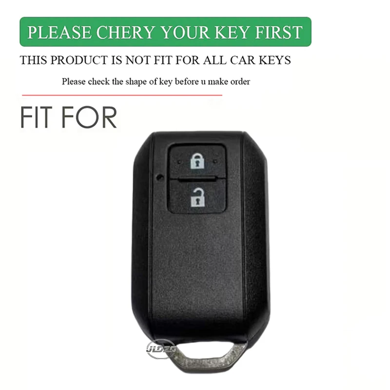 Silicone Key Case Cover For Suzuki Swift 2017 2018 Keyless Fob Shell Skin Keyring Key Chain Holder Protector