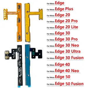 Power On Off Volume Button Flex Cable Motorola Moto Edge 20 30 40 50 Pro Lite 30 Neo Ultra Fusion Plus